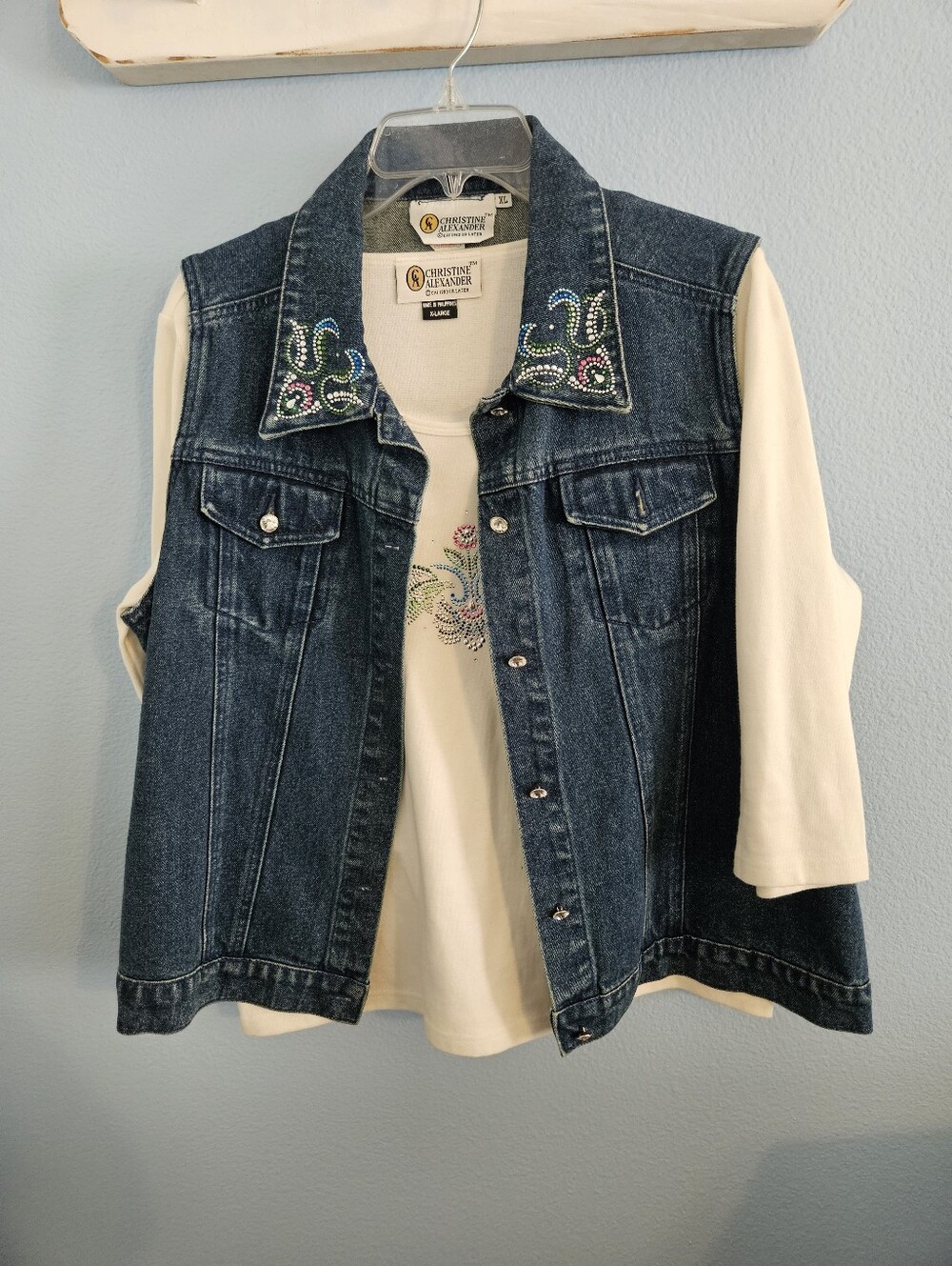 Christine Alexander Vest And Top Set